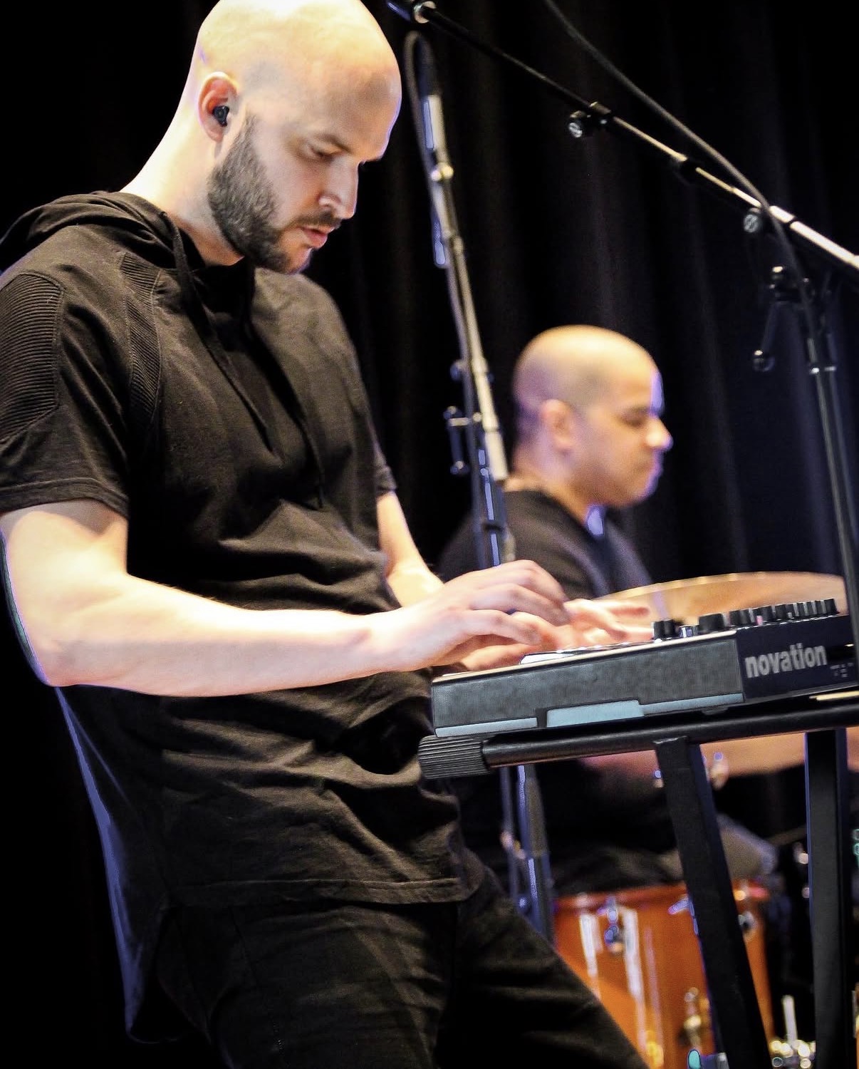 Trevor Jones at the keys and bass